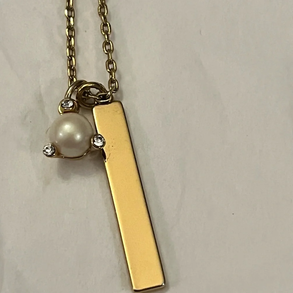 Kate Spade New York Gold-Tone Born To Be Wise One Cream Pendant Necklace